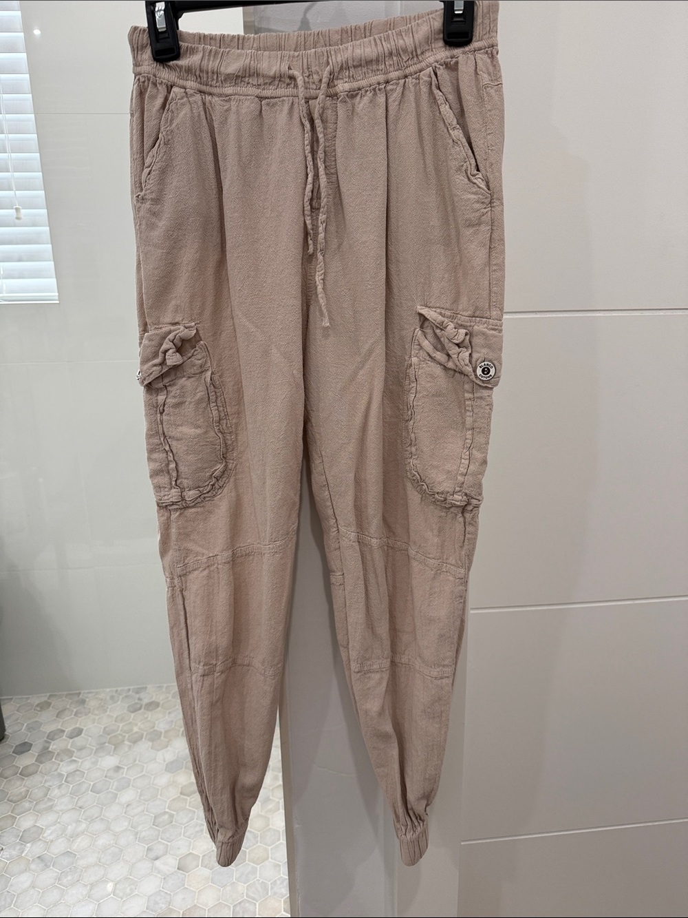 Beige Cargo Pants -